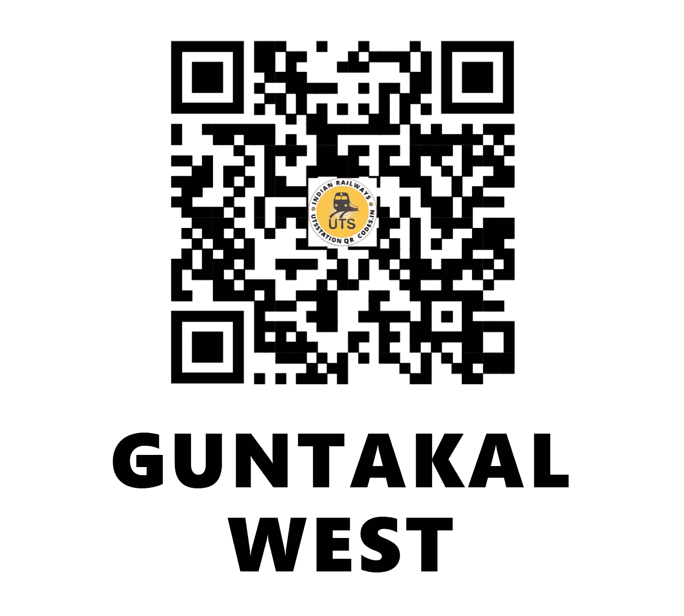 UTS QR Code for GUNTAKAL WEST - GTLW (SC - ANDHRA PRADESH)